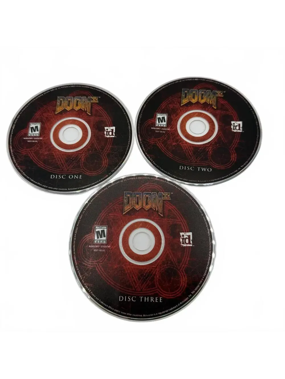 Doom 3 (2004) - PC CD-ROM Video Game ** Disc Only **